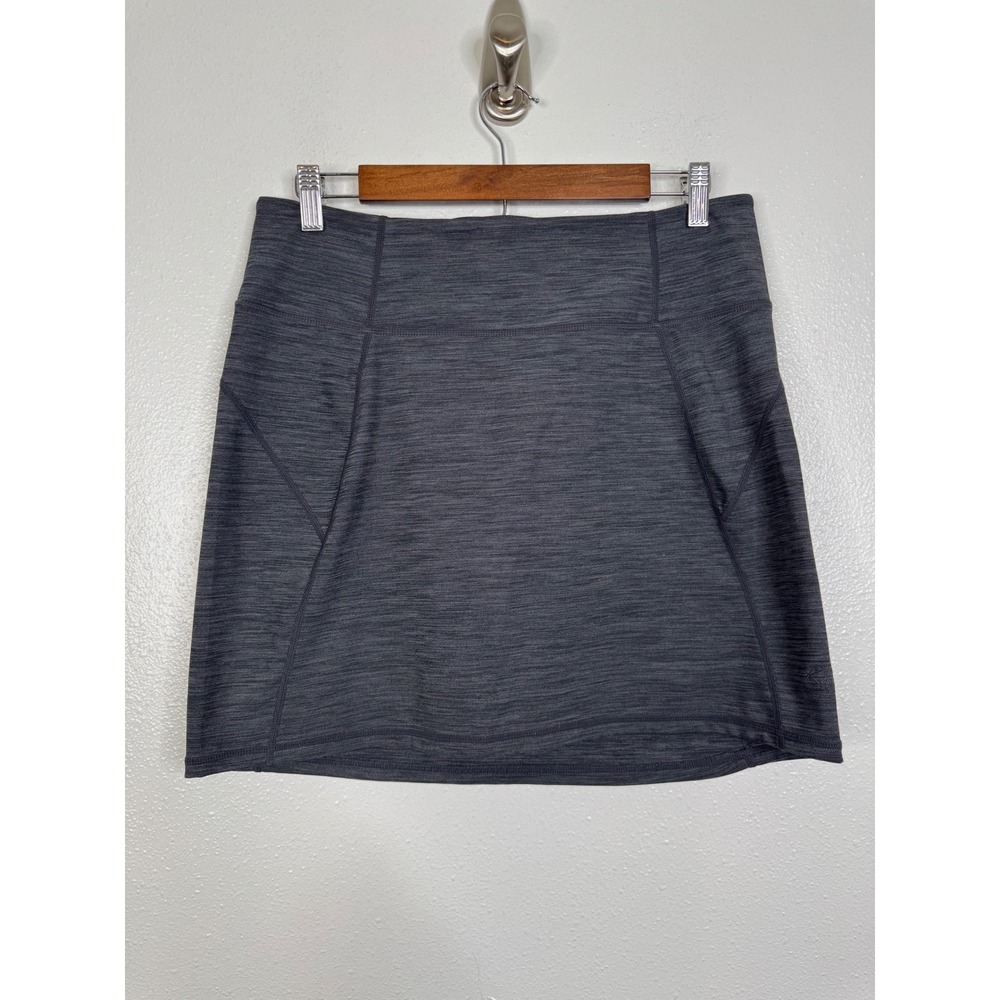 Kuhl Women Gray Heathered Active Skort Athletic Hiking Skirt Small Zipper Pocket